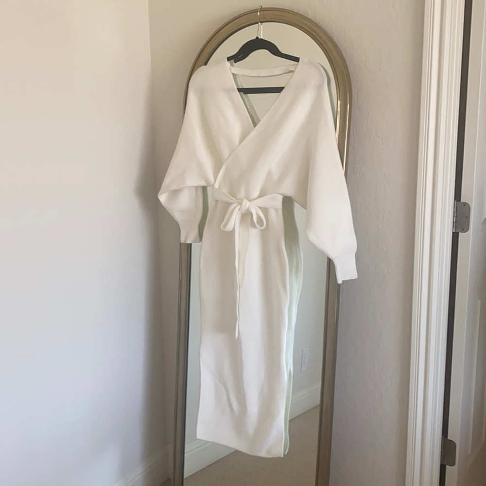 Petal + Pup Ivory Bambina Sweater Dress